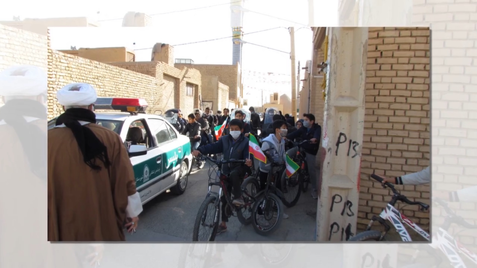 راهپیمایی شکوهمند ۲۲ بهمن در روستای ترک آباد